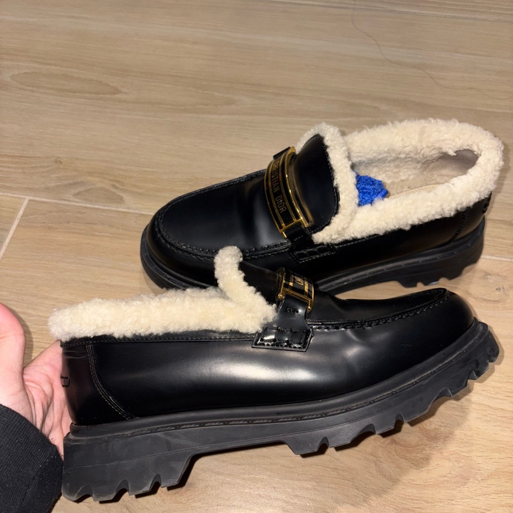 Christian Dior Shearling loafers - Picture 4 of 7